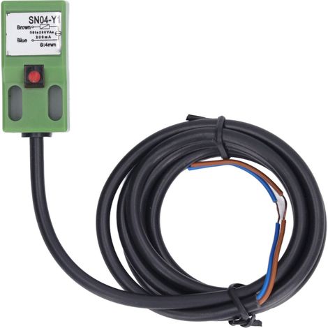 Capteur de proximité inductif carré, 2 fils normalement ouvert, détection de distance, interrupteur de proximité 90‑250VAC (1/5)