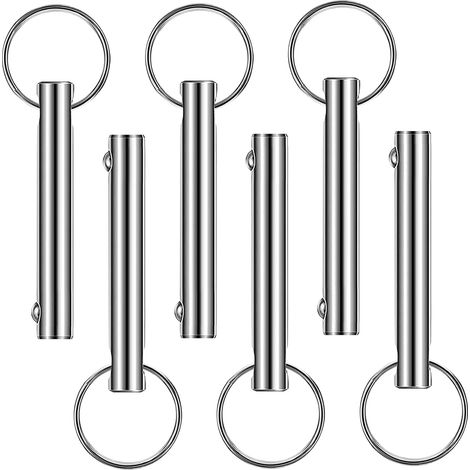 Goupille à Dégagement Rapide, 8mm, Acier Inoxydable, 6 Pcs (1/5)
