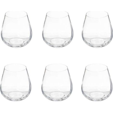 Lot de 6 Verres à Eau "Lena" 38cl Transparent (1/3)