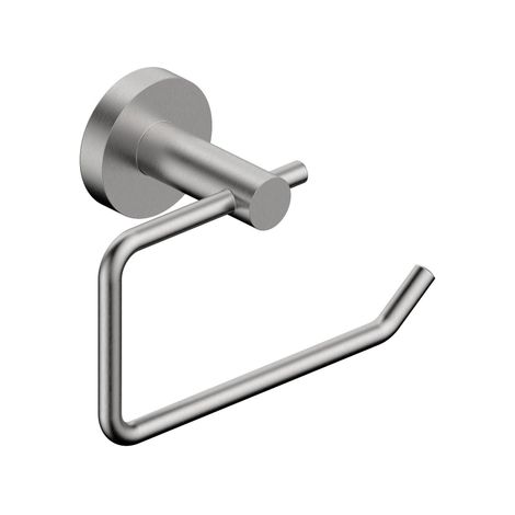 Fortifura Calvi Porte-papier toilette sans couvercle rond Inox brossé (1/4)