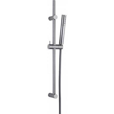 Ensemble de douche Pretto Graphite sur tringle (1/2)