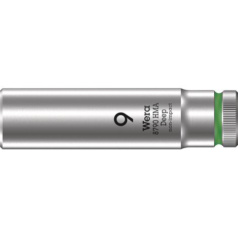 Wera 8790 HMA Deep Steckschlüsseleinsatz mit 1/4"-Antrieb, 9 x 50 mm (1/5)