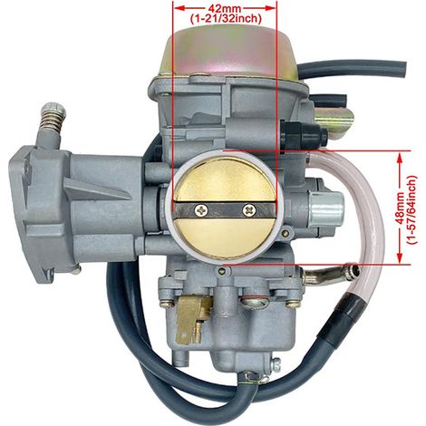 Carburateur version longue compatible Yamaha Rhino 660 Rhino660 YFM660 YFM 660 (1/5)