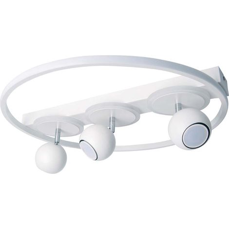 Plafonnier plafonnier salon 4 lampes blanc design LED D 50 cm