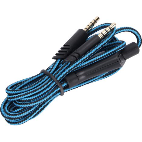 Ersatz-Audiokabel mit integrierter Lautstärkeregelung und ohne integrierte Stummschaltfunktion für das Astro A10 A40TR Gaming-Headset (blaue Stummschaltfunktion) (1/5)