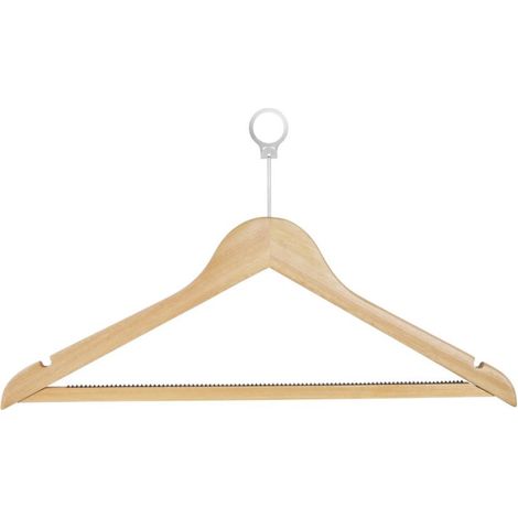 Cintres antivol en bois (lot de 10) - BOLERO (1/5)
