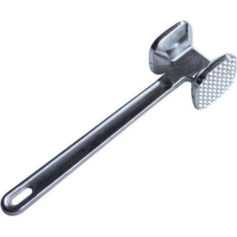 Fleischklopfer aus Aluminium – Professioneller doppelseitiger Fleischhammer – Spülmaschinenfest – Ideal für Schnitzel, Steaks, Cordon Bleu, Rippchen (1 Stk.) (1/5)