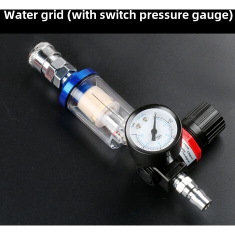 FENOPLASTICAPistolet à peinture pneumatique avec grille d'eau  Séparateur huile-eau et filtre régulateur pression  Raccord rapide type bracelet  Pour peinture pro et atelier (1/5)