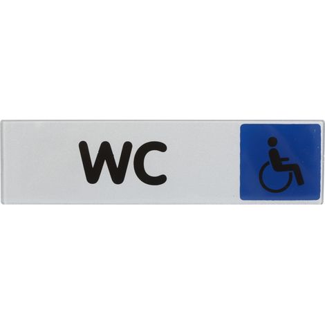 Placa WC de plástico para minusválidos CENTRALE BRICO