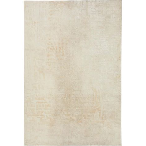 Tapis Déco Motifs en Relief "Row" 100x150cm Beige (1/4)