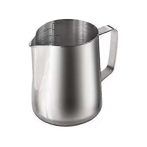 pichet à vapeur pour expresso en acier inoxydable de 600 ml avec échelle de mesure (1/5)