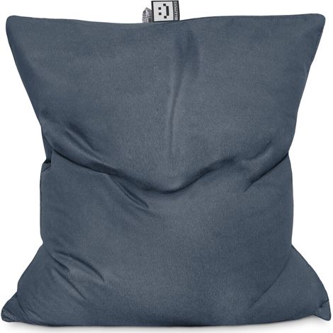Big Pouf Naylim Mate pour Extérieur ou Intérieur Gris Pétrole Unique Gris Pétrole