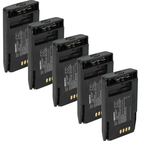 vhbw 5x Akku Ersatz für Motorola PMNN4351A, PMNN4351B, PMNN6074 für Funkgerät, Walkie Talkie (2200 mAh, 3,7 V, Li-Ion) (1/4)