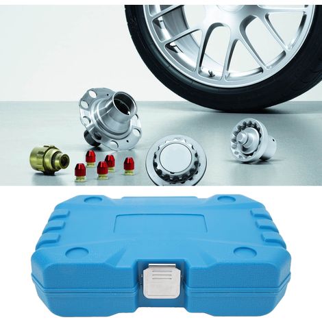 Kit de 20 douilles pour le démontage et le montage de vis antivol, outil de démontage d'écrous de roue antivol pour Porsche (VT13082) (livré sous emballage à bulles) Poids excessif (1/5)
