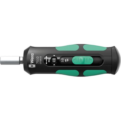 Wera 7510 Kraftform Safe-Torque Speed Drehmomentschraubendreher, 1-3 Nm, 1/4