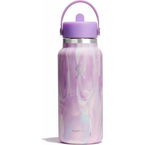 Hydro Flask Unisex-Trinkflasche mit breitem, flexiblem Strohhalmverschluss, 946 ml, lila, LE-S25W32-C