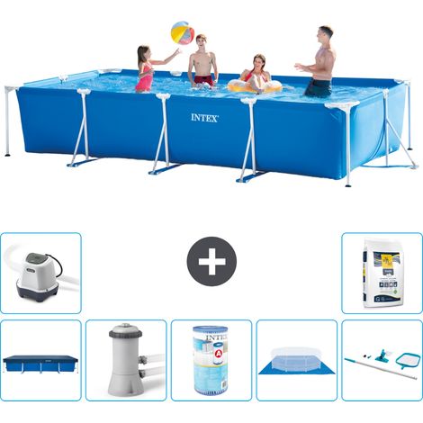 Intex Piscine Tubulaire Rectangulaire - 450x220x84 cm - 8-pièces  S30270 (1/5)