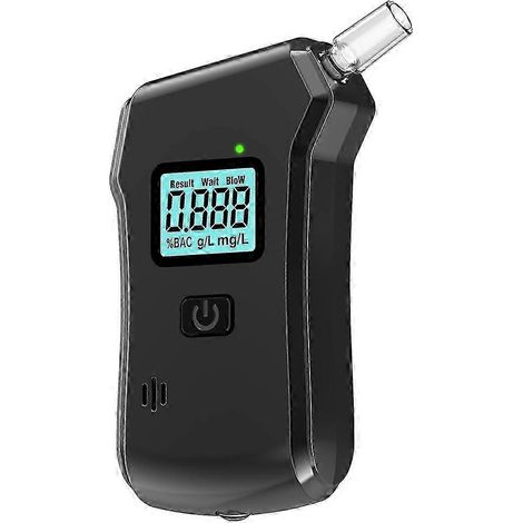 Éthylotest portable professionnel de haute précision avec écran numérique LCD et 5 embouts buccaux (1/5)