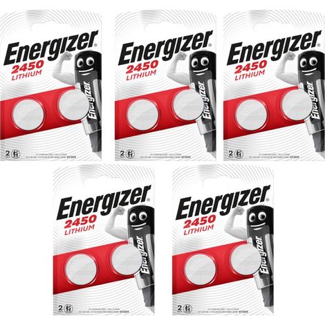 .10 Piles Energizer CR2450.