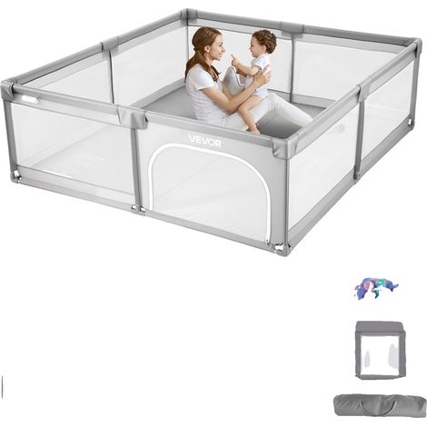 Parque infantil plegable VEVOR Pop-Up, portátil, ligero, de 4500 a 5500 pies cuadrados, tipo ensamblado. (1/2)