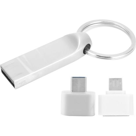 GB USB 2.0-Stick mit OTG-Adapter und Schlüsselanhänger – Ideales Geschenk HS220 (1/5)
