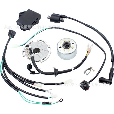 LIFAN 140/160CC full wiring harness circuit start CDI ignition coil kit for off-road motorcycles (1/4)