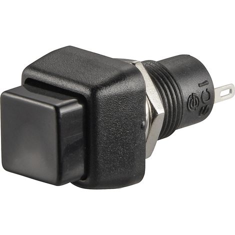 TRU COMPONENTS 1587719 TC-R13-83A-05BK Drucktaster 250 V/AC 1 A 1 x Aus/(Ein) tastend    1 St. (1/2)