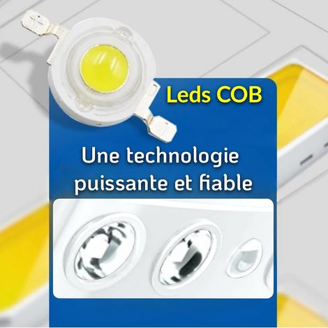 Lampe Projecteur Solaire Extérieur Étanche Blanc Chaud Fausse Caméra Détecteur de Mouvement Panneau à Recharge Rapideblanc