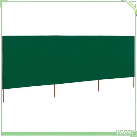 Paravent 3 panneaux - FAFEICY - 47149 - Tissu non-tissé - 400 x 160 cm - Vert (1/5)