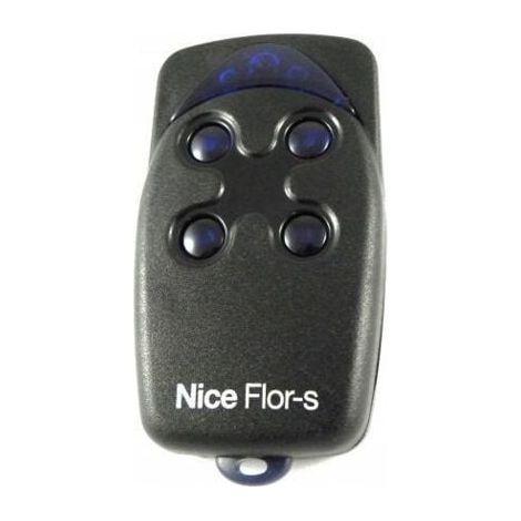 Bonito mando a distancia FLO4R-S color negro con 4 botones y alcance de 150 metros. (1/3)