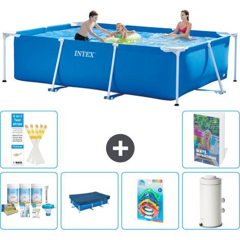 Rechteckiger Frame Pool - 300x200x75 cm - 7-teilig S26
