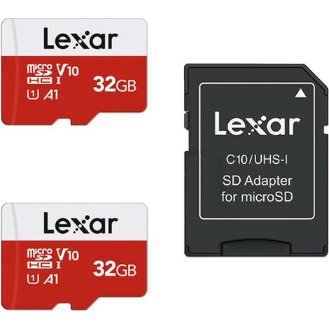 Lexar Carte Micro SD 64 Go Lot de 3 Cartes, jusqu'Ã 100 Mo/s (1/5)