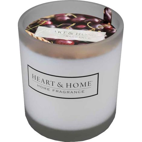 Petite bougie heart and home cerise noire gourmande (1/2)