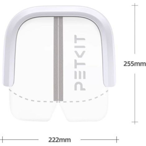 PETKIT Rideau Magnétique Anti-poussière, pour Max 2 Litiere Autonettoyante, Réduire Les Éclaboussures de Litière.