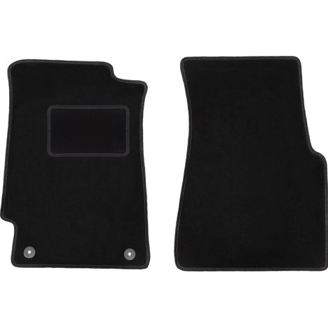 Alfombrillas delanteras negras para Honda Civic V hatchback (1991-1996)