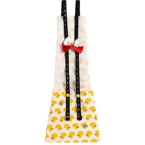Couche-culotte pour poulet, oie, ajustable et lavable, pour déguisement de volaille - Taille S - Caneton jaune (1/5)