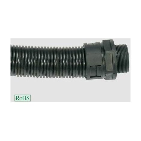 Helukabel 920419 HSSV M Raccordo a vite del tubo flessibile Nero M40 Piatto 1 pz.