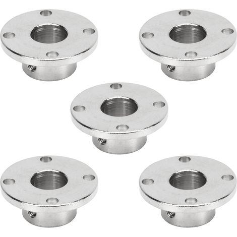 Manchon de raccordement à brides, 5 pièces, diamètre intérieur 12 mm pour arbre de guidage linéaire (1/5)