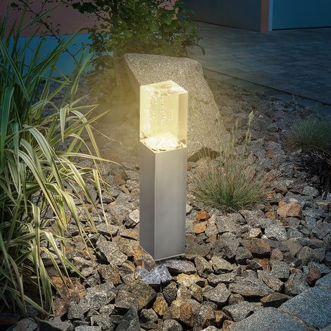 esotec Solar Standleuchte Bubble Tower 30 cm aus Edelstahl wetterfest 102554 (1/5)