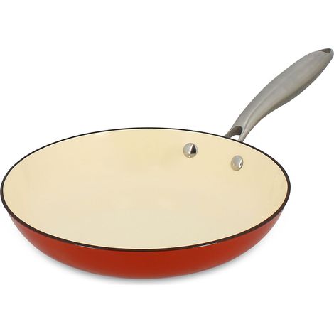 Poêle 24cm en fonte et émail, MONTAGNE (1/4)