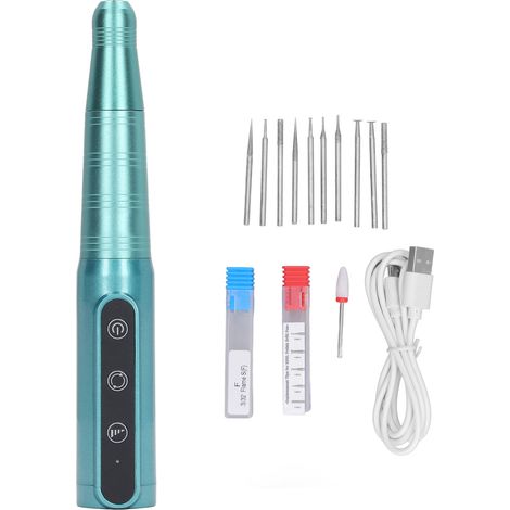 Mini-meuleuse électrique rechargeable USB, 3 vitesses réglables, outil multifonction de gravure coupe perçage avec batterie intégrée (1/5)