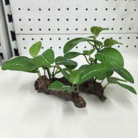 couleur B Arbre de tortue artificiel pour Aquarium, cylindre de Reptile, fait de racines, plante en bois, or (1/4)