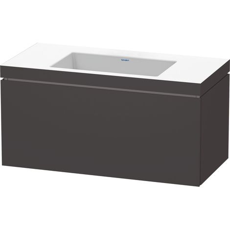 Duravit L-Cube c-bonded Ensemble suspendu, 1 tiroir, sans