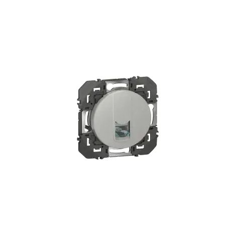 Prise blindée RJ45 catégorie 5e FTP dooxie finition alu LEGRAND 600477