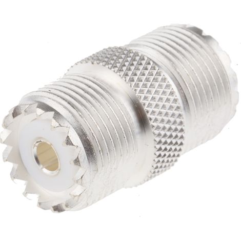 Connecteur RF RS PRO UHF Femelle vers UHF Femelle, Droit, , 50O, 500MHz ( Prix pour 1 )