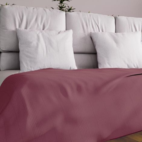 Soleil d'ocre Adele Copriletto, copridivano, Policotone, Rosa (Lampone), 180 x 220 cm