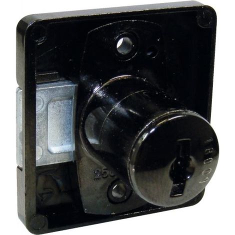 Serrure à cylindre à palastre 391 Z23 - finition noir - longueur cylindre 20 mm - main gauche - LEHMANN VERTRIEBSGES (1/2)