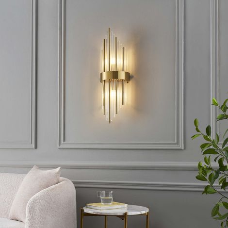 Luxuriöse Glas-Wandleuchte im Art-déco-Stil - Dania (1/5)