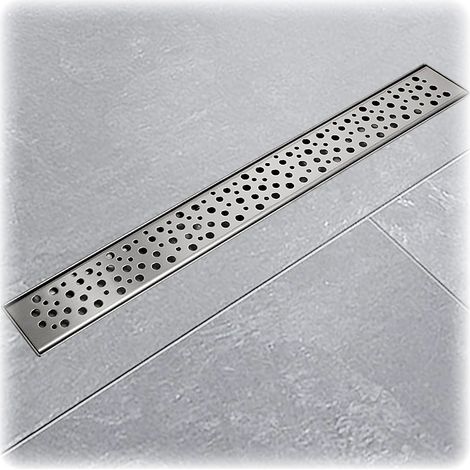 90cm Edelstahl Duschrinnen Ablaufrinnen Bodenablauf Duschrinne Duschablauf Tropfen
