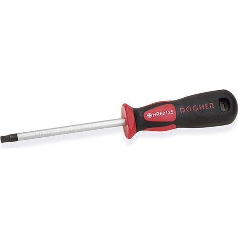 CrMo Profi-Schraubendreher, Sechskant 6x125 mm  DOGHER 342-HR060-125